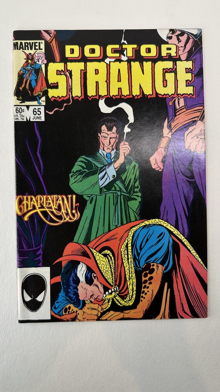 Vintage 1984 Marvel Doctor Strange #65 Comic Charlatan June Softcover Superhero